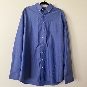 Denver Halls Tall & Large Blue Button Down